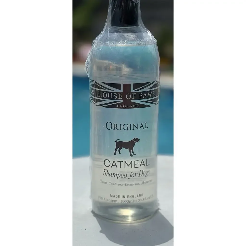 (3) House Of Paws Oatmeal Shampoo Dog Animal Shampoo 33.8 Oz Each. New.